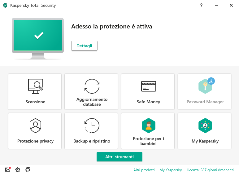Kaspersky Total Security Screenshot