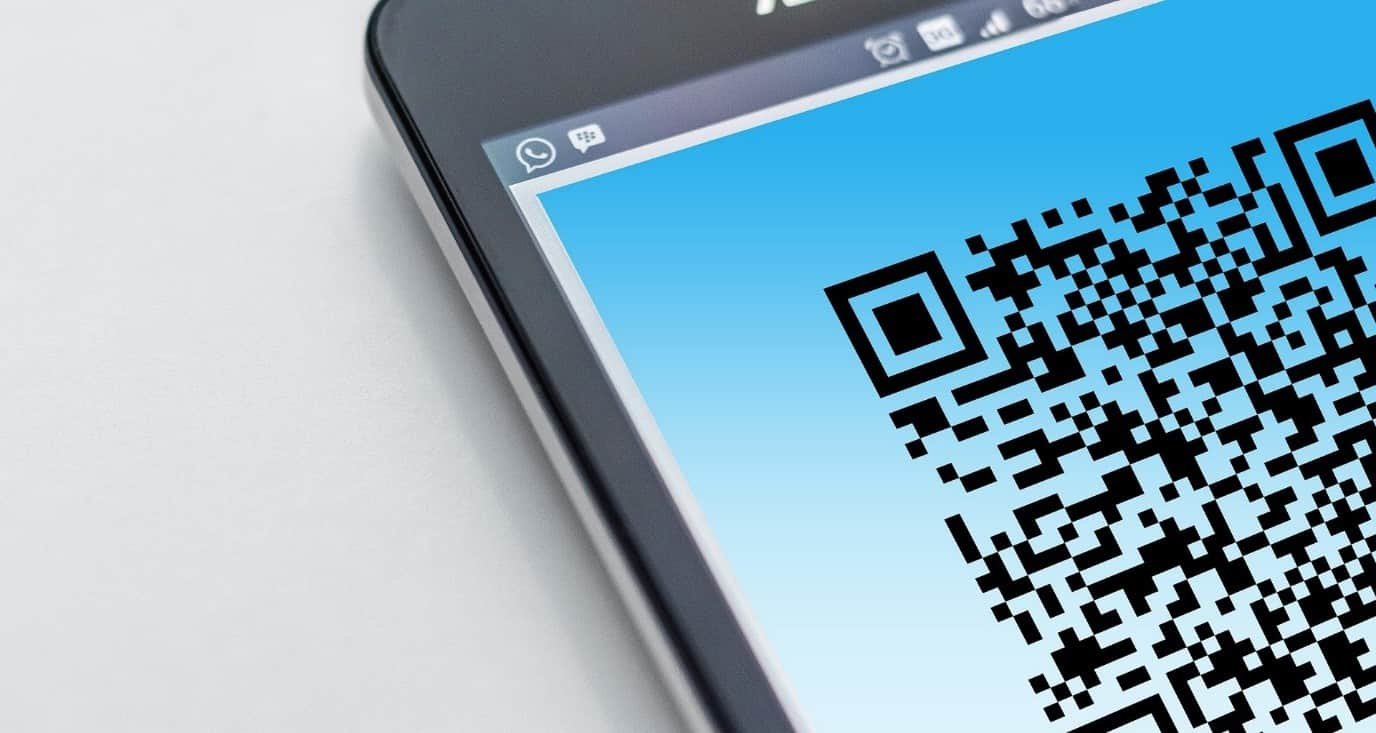 Codice QR su dispositivo mobile