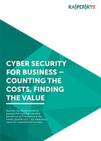 CYBERSECURITY FOR BUSINESS: CALCOLARE I COSTI, TROVARE IL VALORE CYBERSECURITY FOR BUSINESS: CALCOLARE I COSTI, TROVARE IL VALORE